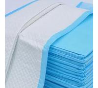 25pk Disposable Incontinence Bed Pads 60x90cm, 1400ml SAP & Fluff Leak Control Core, Bio tested to be Kind to Skin, Incontinence Bed Pad, Protector Sheets, Odour Neutralising