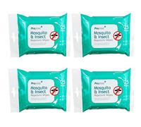 25pk Mosquito Insect Midge Repellent Wipes Tropical Formula Bite Deet Free - 4X Pack (100 Wipes)