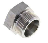 25S Zinc plated Steel Closing Plug for Tubes 400 Bar DIN 2353