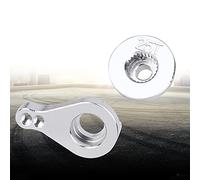 25T Buffer Steering Arm Shim Plate High Strength Upgrade Parts for 1/12 12428/12423 FY-03 RC Car Servo Arm Silver 8g (#2)