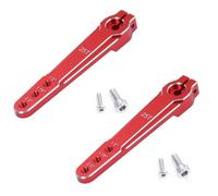 25T Extended Steering Servo Arm Horn Parts For Axial For SCX10 | RC Car Upgrades Accessories Aluminum 25T Servo Arm Horn M3 3 Hole For Steering And Servo Swing Arm Accessories