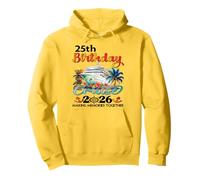 25th Birthday Cruise 2026 Family Cruise Vacation 25th Bday Pullover Hoodie