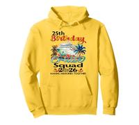 25th Birthday Cruise Squad Friends Family Vacation Matching Pullover Hoodie