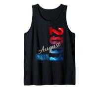 25th Birthday Gift Men Original August 2001 25 Years Tank Top