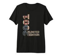 25th Birthday Gift Men Vintage Born 2001 Turning 25 Year Old Premium T-Shirt