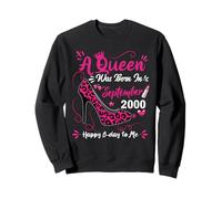 25th Birthday High Heel A Queen Was Born In September 2000 Sweatshirt