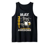 25th Birthday Raccoon Beer May 1996 Vintage 25 Years Old Tank Top