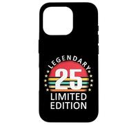 25th Birthday Vintage Legendary Limited Edition Retro B-Day Case for iPhone 16 Pro