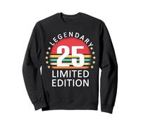 25th Birthday Vintage Legendary Limited Edition Retro B-Day Sweatshirt