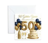 25th Wedding Anniversary Card For Parents. Silver Jubilee Balloons, Champagne Design. Happy Greeting Gift Husband, Wife. Love Him, Her. 13x13cm Envelope Included