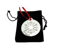 25th Wedding Anniversary Metal Keepsake Chrstimas Tree Ornament Bauble Decoration Ornament