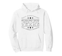 25th Work Anniversary Twenty-Five Year Job Recognition Award Pullover Hoodie