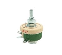 25W 10 OHM High Power Wirewound Potentiometer, Variable Resistor,Rheostat, 25 Watts.