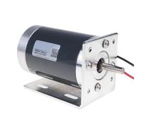 25W 12V 24V Permanent Magnet DC Motor PMDC CW/CCW Support Reversing, Speed Regulation 2000~6000RPM with Bracket(No Bracket,3000 RPM,24V)