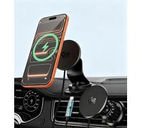 25W for MagSafe Car Mount Charger,Qi2.2 Fast Magnetic Wireless Car Charger, for MagSafe Car Charging, Air Vent Dashboard Phone Holder Mount for iPhone Air 17 Pro Max 16 15 14 13 12, Galaxy S26 25