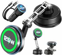 25W for Magsafe Car Mount Charger, Vacuum Magnetic Wireless Car Charger