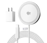 25W Magnetic Wireless Charger, 6ft Fast Charging Pad Qi2.2 Wireless Charging for iPhone 17 16/AirPods3/2/Pro/for Galaxy S26 Ultra/Pixel 10 Series, Portable Charger for