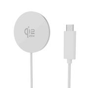 25W Magnetic Wireless Charger :Qi2.2 Qi2 Compatible with MagSafe Fast Charger for iPhone Air 17e 17 16 15 14 Pro Max, Samsung Galaxy S26 S25, Google Pixel 10 &AirPods, Gift for Desk Travel (White)