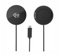 25W Magnetic Wireless Charger :Qi2.2 Qi2 Compatible with MagSafe Fast Charger for iPhone Air 17e 17 16 15 14 Pro Max Samsung Galaxy S26 S25 Google Pixel 10 & AirPods, With Kickstand (Black)