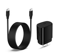 25W Samsung Super Fast Type C Charger Block for Samsung Galaxy A17 A16 5G/A56/A14/A54/S25 Ultra/A23/S24FE/A15/A35/A25/S23 Plus/A13/Z Fold7,Pixel 10 Pro XL 9a 8 7,10FT Android Phone Fast Charging Cable