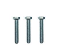 25x 1/4" UNF x 1.1/2" UNF Hexagon Set Screws Bolts, Fully Threaded, Fine Thread, Steel, Zinc Plated, Imperial Sizes â€“ High Strength, Corrosion Resistant Fasteners
