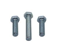 25x 3/8" UNC x 2" UNC Hexagon Head Bolts, Bright Zinc Plated Steel, Fully Threaded Set Screws, Imperial UNC Bolts for Heavy-Duty Applications - Durable & Corrosion Resistant