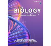 25x: Biology: Color Student Workbook (No answer keys, no lecture notes) (25x High & Middle School Science Series)