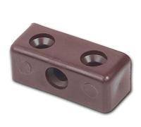 25x Brown Modesty Blocks - Join Pieces of Wood or Chipboard