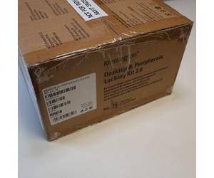 25x Desktop & Peripheral Security Lock Kit 2.0 Master Keyed Supervisor Set K6442
