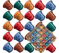 25x Lungo Coffee Capsules - Compatible with Nespresso Original Machines - Long Cup Selection in Gift Box with Free Treats