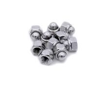 25x M4 DOMED CAP NUT WITH NYLON INSERT NYLOC A2 STAINLESS STEEL NYLON INSERT LOCK NUTS