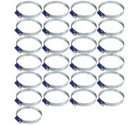 25x Worm Drive Hose Clip 70-90mm Rubber Pipe Jubilee Type Clamp Radiator Tractor