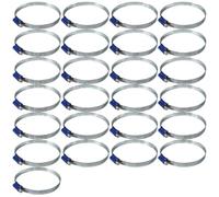25x Worm Drive Hose Clip 90-110mm Rubber Water Coolant Pipe Workshop Fastener