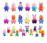 25X Xmas gift Peppa Pig Family Emily Rebecca Suzy Action Figures Toy