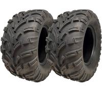 25x11.00-12 Quad ATV Tyres 6ply Wanda P373A E-Marked Road Legal Tires (Set of 2)