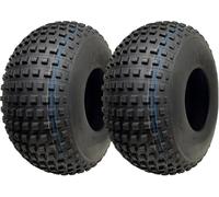 Journey 25X12.00-9 Knobby Atv Tyres 4 Ply Quad Trailer John Deere Gator 25 12 9 Set Of 2