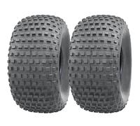 Journey 25X12.00-9 Knobby Atv Tyres 4 Ply Quad Trailer John Deere Gator 25 12 9 Set Of 2