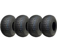 25x12.00-9 Knobby ATV tyres 4 ply Quad trailer john deere gator 25 12 9 set of 4