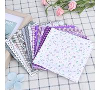 25x25cm 14Pcs Various Beautiful Printed Pattern Cotton Cloth Sewing Fabric DIY Material The Cloth is Easy to Iron and for Use Cotton ClothCotton Cloth AssortmentPrinted