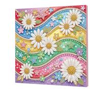 25x25cm DIY Pearl Diamond Art Painting Kit with Frame Gem Dot Picture Craft Kits for Adults Beginners Home Wall Decor Pearl Gem Paintings Picture Arts Craft