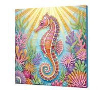 25x25cm DIY Pearl Diamond Art Painting Kit with Frame Gem Dot Picture Craft Kits for Adults Beginners Home Wall Decor Pearl Gem Paintings Picture Arts Craft