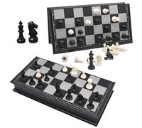 25x25cm Magnetic Chess Board Set Game,Portable Folding Magnetic Travel Chess Piece Set Board Games Traditional Strategy Game Gift for Kids Children Adults Family Gathering Travel Party