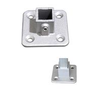 25X25mm Aluminum Alloy Joint Square Tube, 25x25 Base | 25X25mm Square Tube, Fixed Joint, Storage Rack Connector, Furniture Framing,