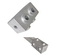 25X25mm Aluminum Alloy Joint Square Tube, 25x25 M8straight | 25X25mm Square Tube, Fixed Joint, Storage Rack Connector, Furniture Framing,