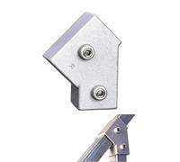25X25mm Square Tube Aluminum Alloy Pipe Fittings Square Pipe Fixed Joint Storage Rack Connector Connector Accessories