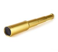 25X36 HD Monocular,Retro Spyglass,Portable Pocket Monocular,FMC Lens,BAK4 Prism,is an for Exploring The World and Expanding Your Horizons,Gold