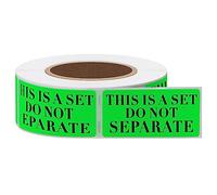 25x51mm This is a Set Do Not Separate Labels 500 Stickers for Retail Thrift Stores, Fluorescent Paper (Green)