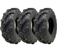 25x8.00-12 ATV Quad Tyre OBOR Mudsling WU05 E-Marked Road Legal 165kg (Set of 3)
