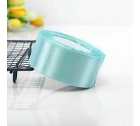 25yards/roll 0.6/10/15/20/25/40/5cm Satin Ribbons DIY Artificial Silk Roses Supplies Handicraft Bow Sewing Accessories Material-Aqua Green-Satin Ribbon 2.5cm