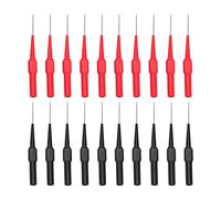 26.010 Insulator Test Probe Set 10 Pair Premium Piercing Needle Probe 0.7mm Diameter 4.0mm Socket Non Destructive Testing for Vehicle Maintenance Automotive Diagnostics PA Copper
